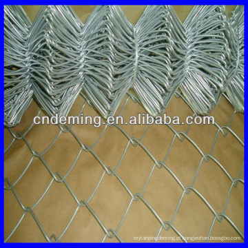 9 guage pvc revestido cadeia link wire mesh fence